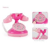Coffee Machine Household Appliances Toys Toaster Blender Cooking Pretend Play Set Sweeper Vacuum Cleaner Kitchen Toys