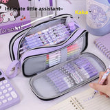 New School Supplies Back to School Essential Pencil Case, Large Capacity Stationery Organizer Student Stationery Box