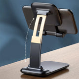 Desk Mobile Phone Holder Stand For IPhone IPad easyown Adjustable Desktop Tablet Holder Universal Table Cell Phone Stand