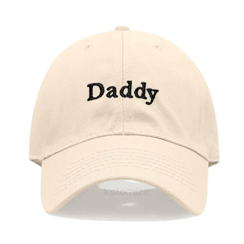 Daddy & Mommy Baseball Cap for Men & Women Unisex Soft Washed Cotton Embroidery Baseball Hats For Father's Mother's Day gifts