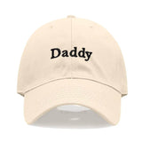 Daddy & Mommy Baseball Cap for Men & Women Unisex Soft Washed Cotton Embroidery Baseball Hats For Father's Mother's Day gifts