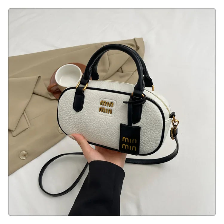 2025 Bowling Bag for Women - Stylish Oversized Pillow Tote, Fashionable Crossbody Shoulder Bag Trendy Versatile Handbag