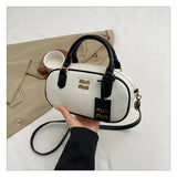 2025 Bowling Bag for Women - Stylish Oversized Pillow Tote, Fashionable Crossbody Shoulder Bag Trendy Versatile Handbag