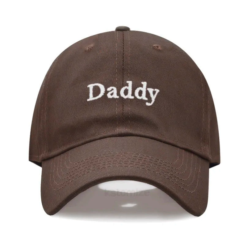 Daddy & Mommy Baseball Cap for Men & Women Unisex Soft Washed Cotton Embroidery Baseball Hats For Father's Mother's Day gifts