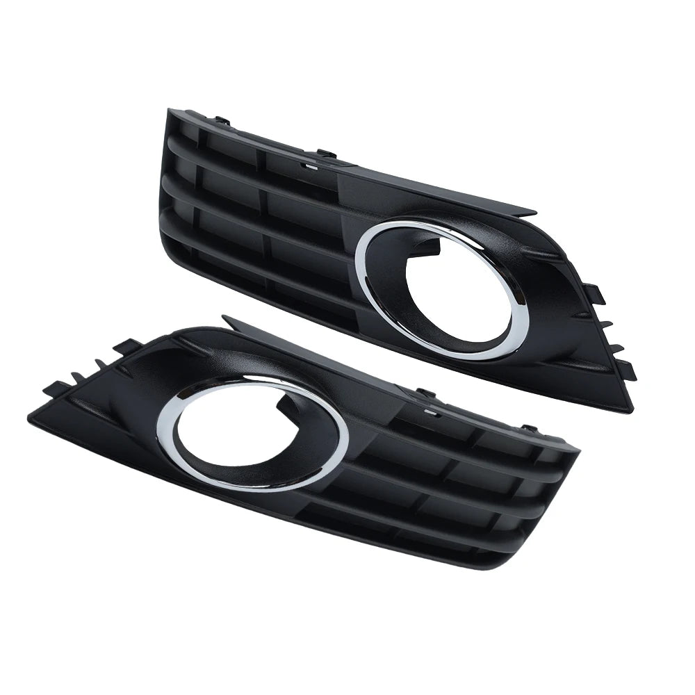 For Audi A4 B8 A4L 2008 2009 2010 2011 2012 Front Bumper Fog Lights Grille Grill Cover hole Car-Styling Griller Headlight DRL