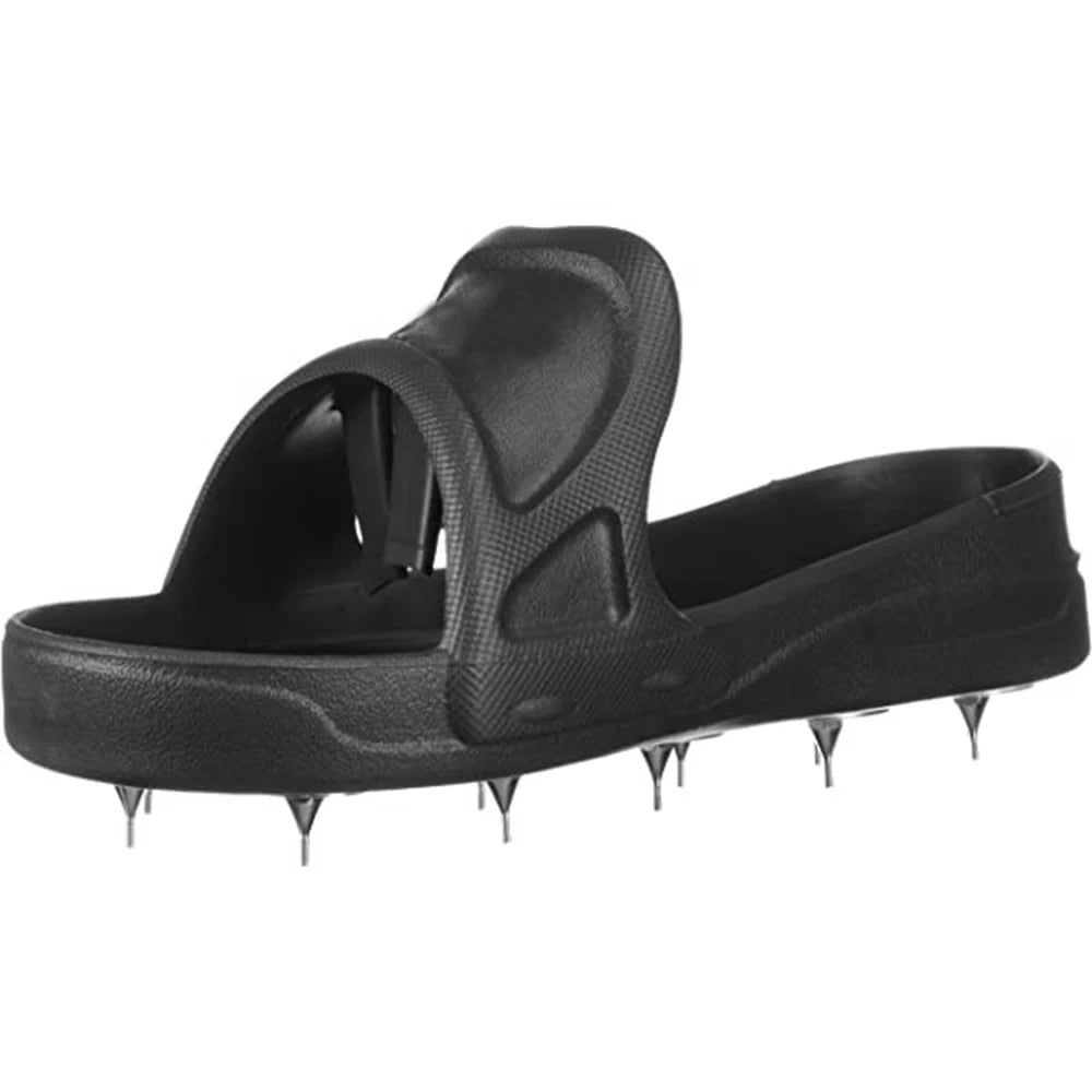 1 Pair Epoxy Floor Flexible Spiked Shoes Large Size for Coating Epoxy Paint Self-Leveling Cement Tools EVA Soft Rubber Material