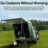 Car Tail Tent Canopy Off-road Camping Picnic Leisure Outdoor Car Tent Sunscreen Waterproof Simple Installation and Storage