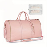 Travel garment bag, two-piece carry-on garment travel bag (including toiletry bag), convertible garment bag