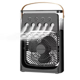 2025 New Three In One Household Air Conditioner Small Air Cooler Portable Smallfan Household Night Humidifier LED Nightlight Fan
