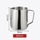 Stainless Steel Milk Frothing Pitcher Espresso Steam Coffee Barista Craft Latte Cappuccino Milk Cream Cup Frothing Jug Pitcher