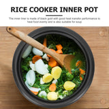 Inner Cooking Pot Rice Cooker Liner Pot Cooking Cake Baking Bowl Cooking Pot Replacement Accessories Supply Alloy Pans Nonstick