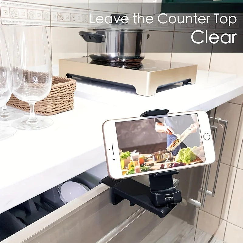 Phone Holder Stand Cell Mobile Portable Travel Mount Desk Flight Foldable Rotatable Selfie Holding Airplane & Train Seat Support