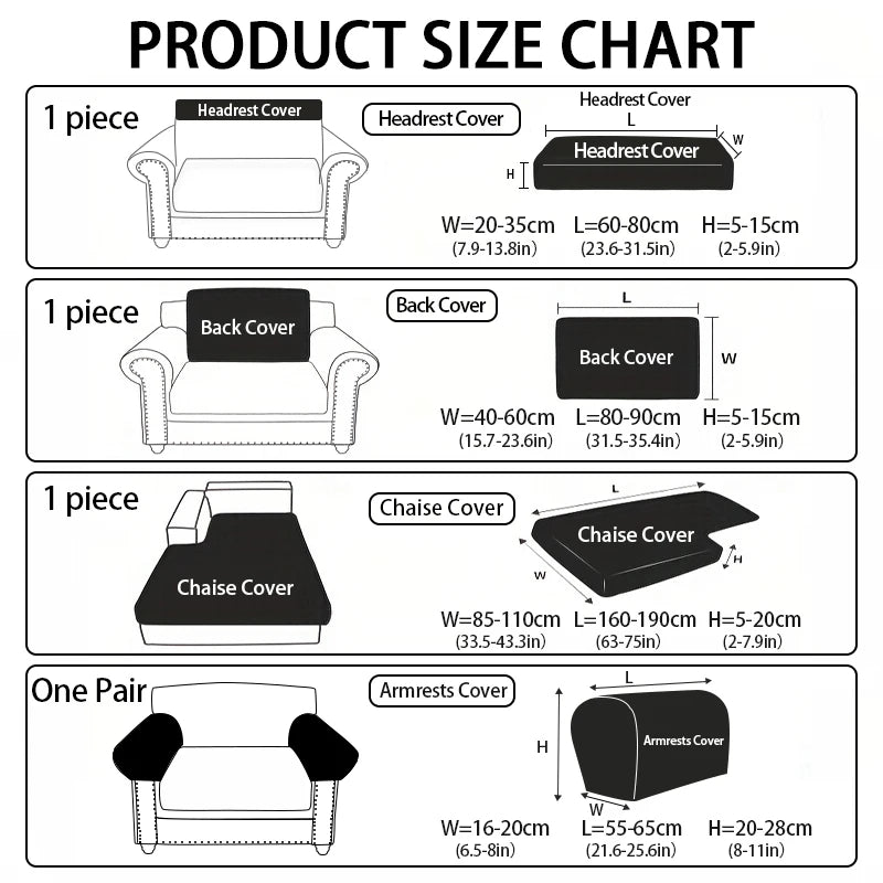 Solid color minimalist modern sofa cover is universal all year round, slip resistant, dirt resistant, pet friendly, and machine