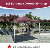 Thiened Four-Legged Umbrella Tent Top Cloth 3x3 Outdoor Sunade Waterproof Sun Protection Large Umbrella Canvas Stall