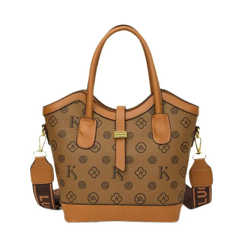 2025 Large Tote Bag for Women - Stylish Printed Shoulder Bag with Wide Strap, Spacious Crossbody Purse for Daily Use