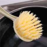 Cleaning Brush Household Decontamination Pot Washing Dishwashing Brush Hanging Sink Stove Long Handle Cleaning Tools
