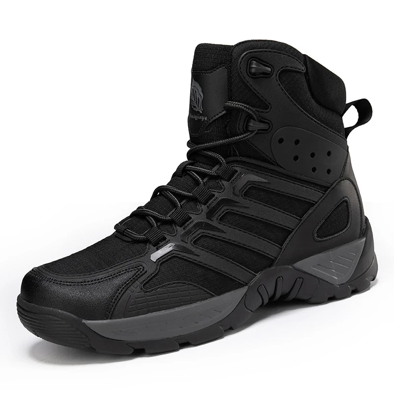 Fashion Men's Boots Comfortable High-top Boots Outdoor Non-slip Hiking Boots Lightweight Men Desert Boots Motorcycle Boots