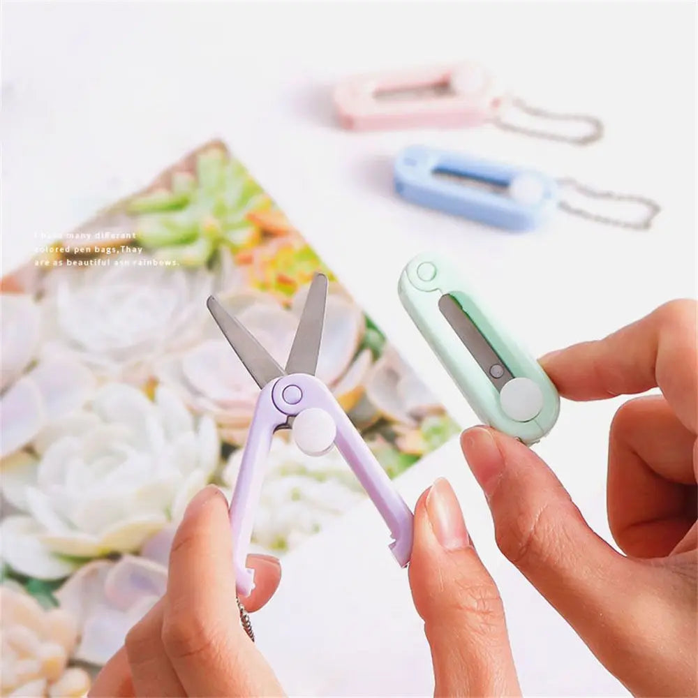 School Supplies Cutting Tools Office Supplies Art Tool Stationery Folding Scissors Scissors Adjustable Stainless Steel Scissors