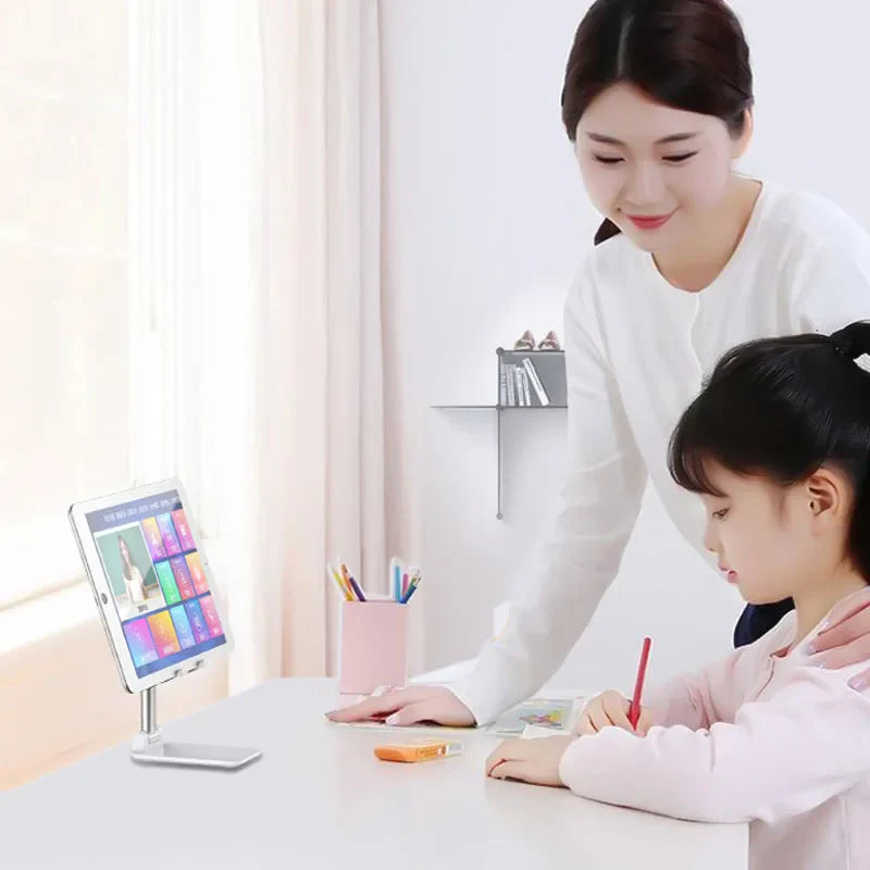Desk Mobile Phone Holder Stand For IPhone IPad easyown Adjustable Desktop Tablet Holder Universal Table Cell Phone Stand