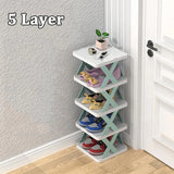 Shoes Racks Storage Organizer  Detachable Shoe Racks Saves Family Household Rack Multi Layer Simple Shoes Shelf Color Cabinet