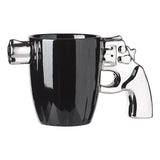 ceramic gun mug cup pistol gun handle mug cup sheriff mug