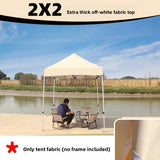 Thiened Four-Legged Umbrella Tent Top Cloth 3x3 Outdoor Sunade Waterproof Sun Protection Large Umbrella Canvas Stall
