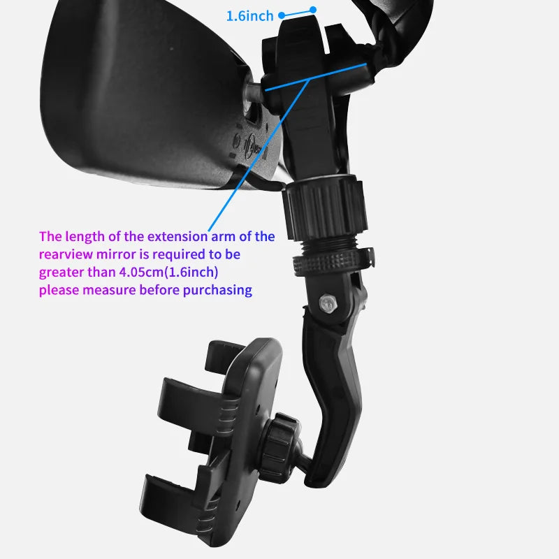Cell Phone Holder Multi-Function Hands Free Phone Holder For Car Universal Phone Mount Support Car Truck SUV Outdoor Selfie Desk