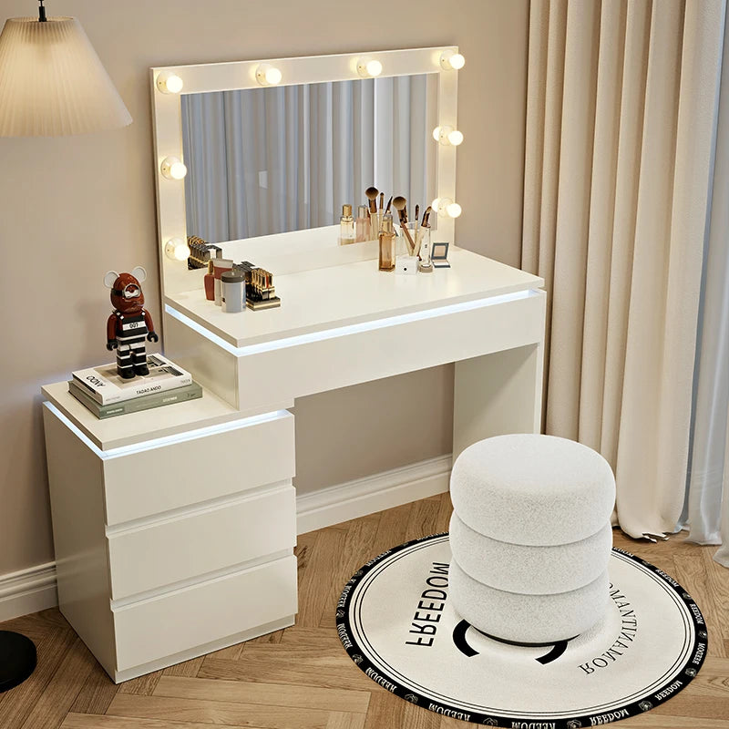 Drawer Organizer Wooden Dressing Table Girls Italian Simple Storage Dressing Table White Makeup Moveis Para Quarto Furnitures