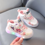 Glowing Cute Cartoon Kids Shoes for Girls Sneakers Led Children  Girls Luminous Sneaker