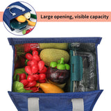 Thermal Lunch Bag for Men Insulated Women Food Work Bag Carrier Portable Fridge Thermal Cooler Box with Leak-Proof School Picnic