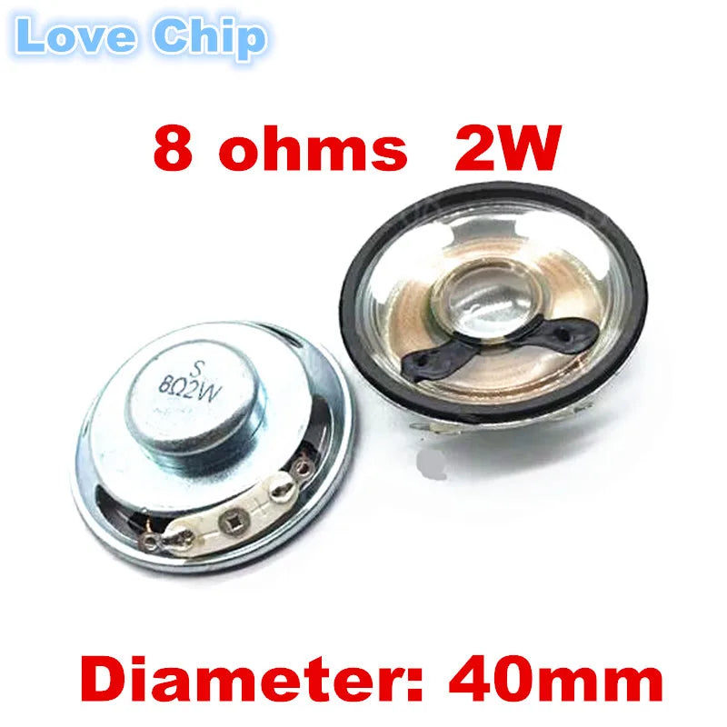 Waterproof Speaker 4 ohm 8 ohms 0.5/1/2/3 watt 0.5W 1W 2W 3W 5W 4R 8R Diameter 40mm 45mm 50MM 57MM 66MM 77MM 5/6.6CM LoudSpeaker
