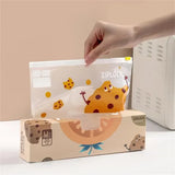 Reusable Zip Lock Bag Transparent Storage Bag with Zipper Sealing Plastic Bag Travel Freezer Camping Kitchen Gadgets