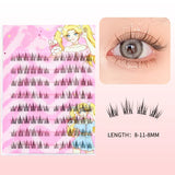 Self-Adhesive Lash Clusters Kit No Glue Individual Lashes Soft Idol False Eyelashes for Natural Volume Reusable Makeup Essential