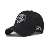 denim baseball cap for men women spring summer cap letters embroidery