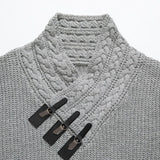 Long-sleeved Knit Sweater for Men, European and American Plus Size Sweater, Loose, Goes with Everything, Autumn and Winter