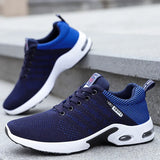 2025 New Men's Running Shoes Korean Breathable Lace Up Sports Shoes Training Anti Slip and Comfortable Men's Running Shoes