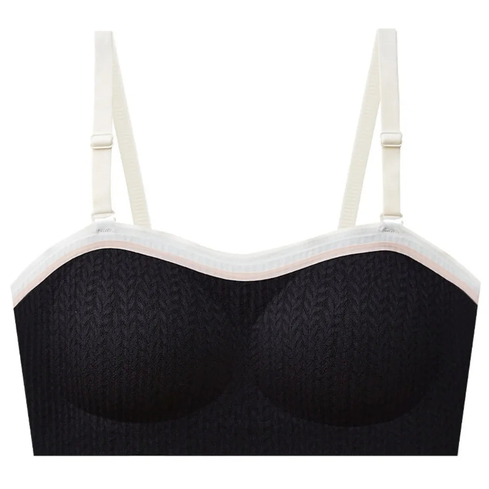 Lingerie Adjustable Wireless Bra Close-fitting Shockproof Brassiere for Women Anti-sagging Elastic Traceless Push Up Underwear