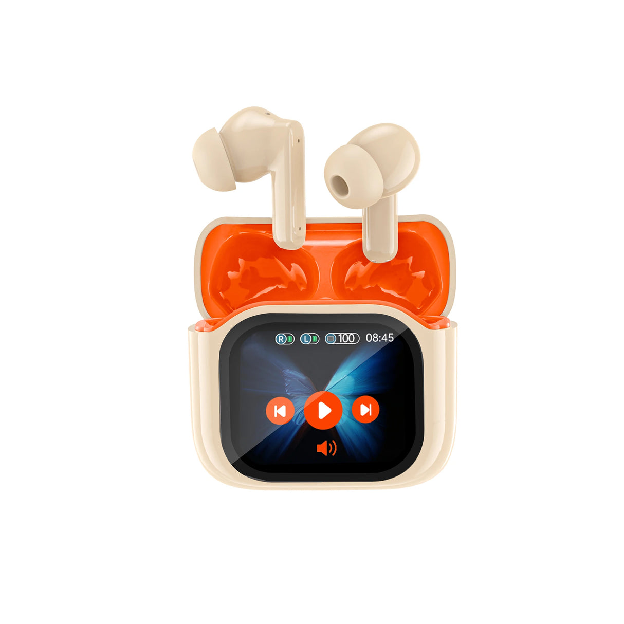 AI Language Translation Earbuds 144 Languages Real Time Translator In Ear LCD Touchscreen HD Sound Noise Canceling Wireless