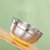 Salad Bowl Mixing Bowls with Lids and Non Slip Bases Stainless Steel Mixing Bowls Set for Baking Nesting Storage Bowls