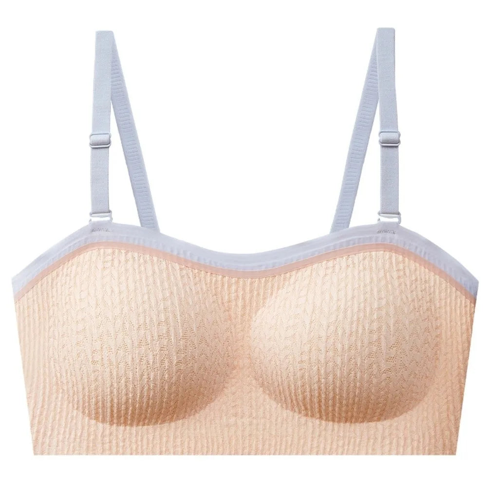 Lingerie Adjustable Wireless Bra Elastic Traceless Shockproof Brassiere for Women Anti-sagging Close-fitting Seamless Bras Sport