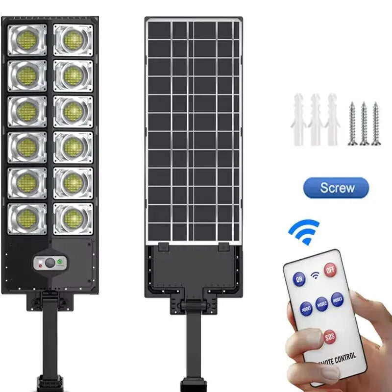 Solar Street Light Integrated Solar Garden Light Induction Outdoor Lighting with Remote Control Outdoor Induction Solar Light