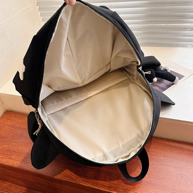 Cartoon Dinosaur Kawaii Backpack College Bag For Boy Girls Unisex Multifunction Waterproof Travel  Bag Fashion Funny School Bag