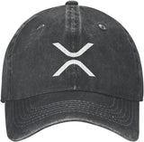 Xrp Ripple? Hat Fashion Cowboy Baseball Hats Black Sunhat Dad Cap for Men Women