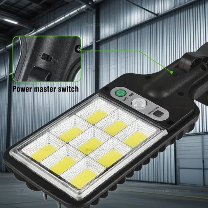 Solar Street Lights Outdoor Fully Automatic LED Sensing Waterproof Garden Yard Emergency Lighting for Rural Courtyards Driveways