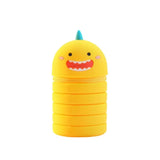 School Supplies 3D Little Dinosaur Pencil Case Kawaii Waterproof Silicone Stationery Box Ins Style Cute Coin Purse School