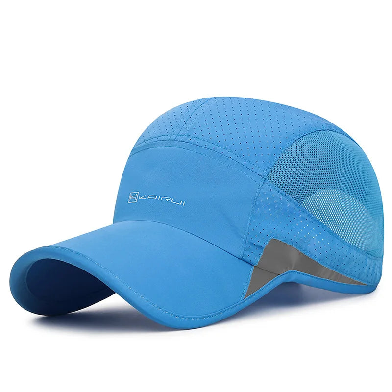 Quick-Dry Breathable Sun Protection Hat - Lightweight Outdoor Fishing & Baseball Cap  for Men & Women