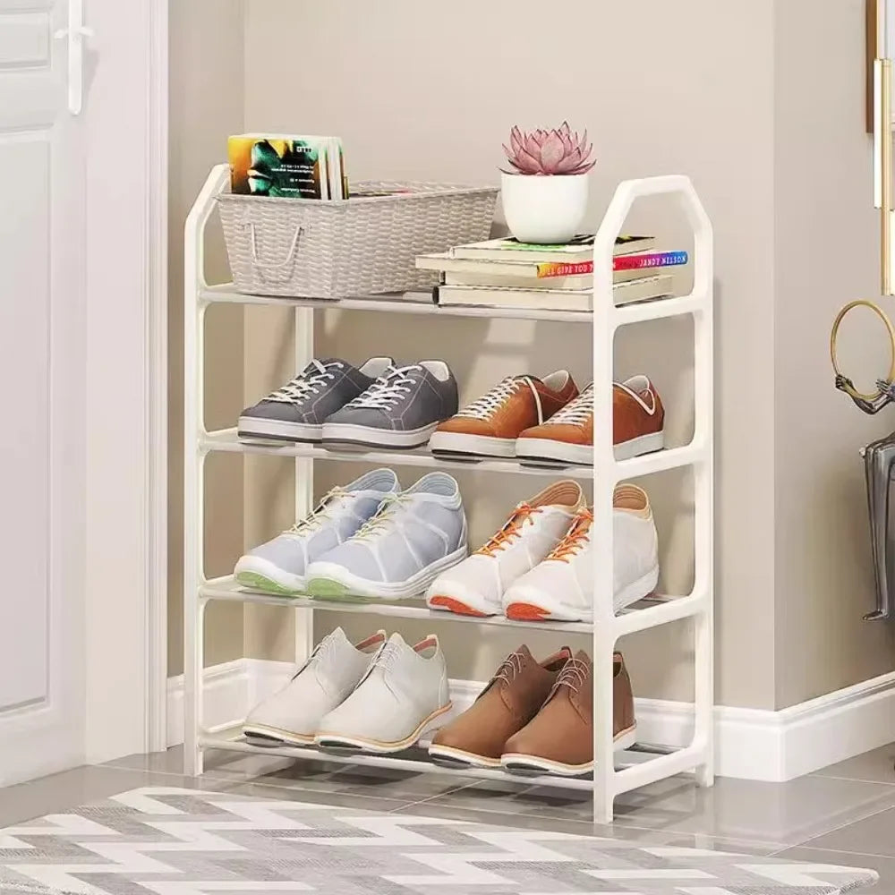 3/4 Shoe Rack Multi Layered And Space Saving Shoe Rack For Simple Household Storage And Storage Three And Four Layer Shoe Racks