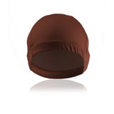 Spandex Dome Cap Wide Band Wig Satin Breathable Wave Cap For Men