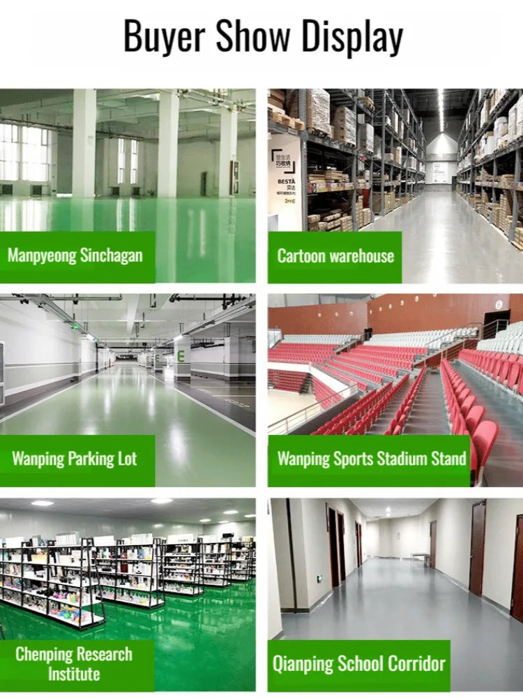 【3-in-1 Epoxy Floor Paint】Indoor Floor Coating - High-Gloss, Waterproof & Wear-Resistant Epoxy Paint for Garage & Living