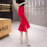 Skirts for Women Black with Slit Irregular High Waist Woman Skirt Cheap Summer 2025 Luxury Elegant Modest Trend Clothing V Chic